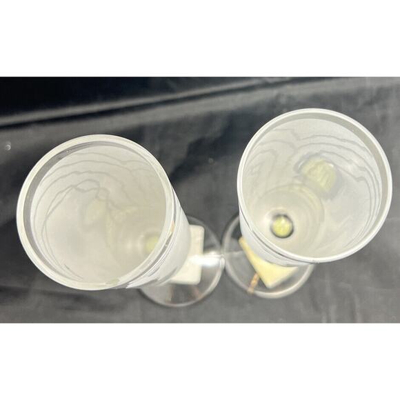 Bridget Dobson Nose to Nose Champagne Glasses. Lot of 2. - Picture 5 of 10